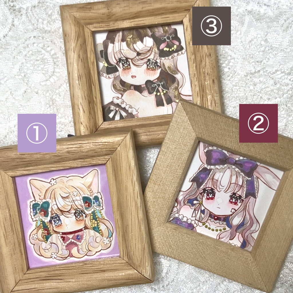 額入りミニ原画(1点もの)