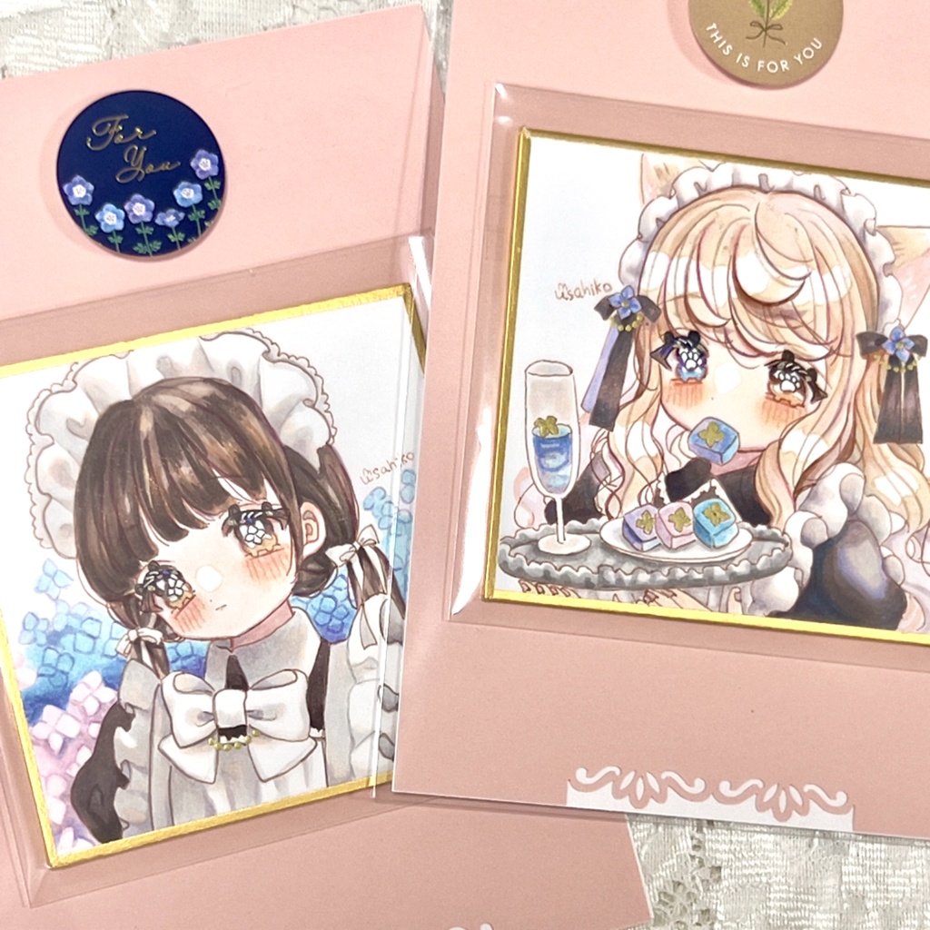 【豆色紙】紫陽花メイドシリーズ(1点もの)