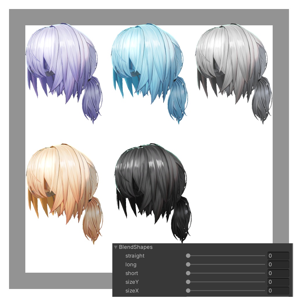 ポニーテールと帽子