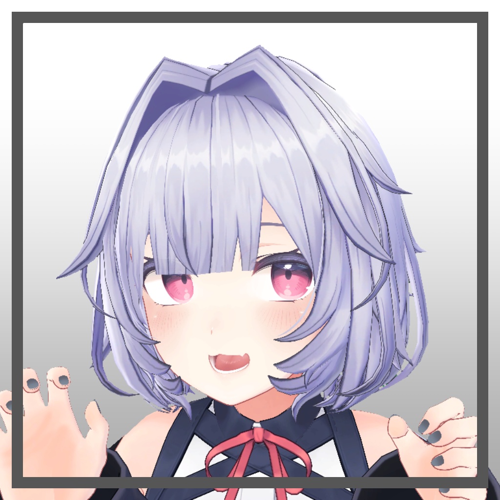 わしゃわしゃ耳付きショートボブ