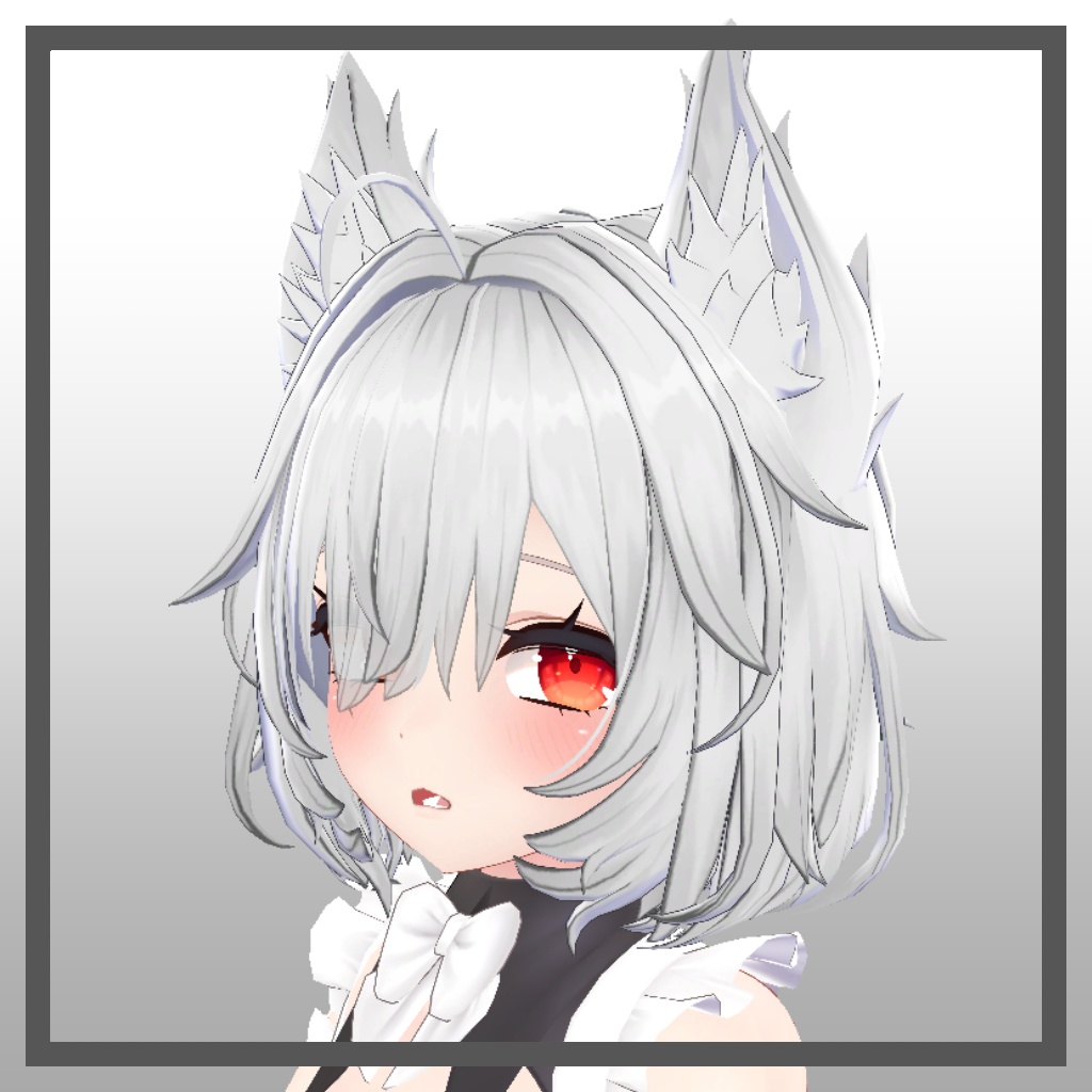 わしゃわしゃ耳付きショートボブ