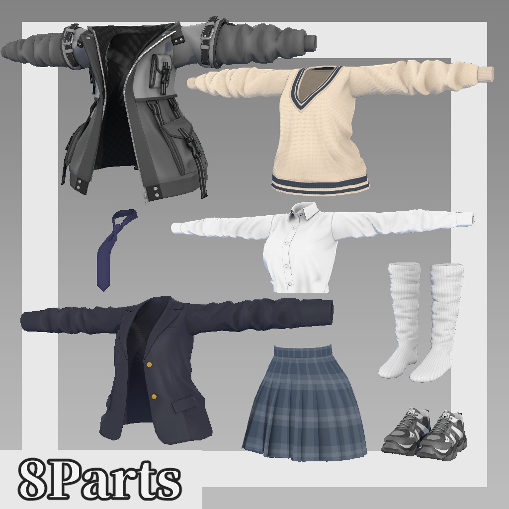 アネモネ半身像 ミナミ025@VRC on X: 