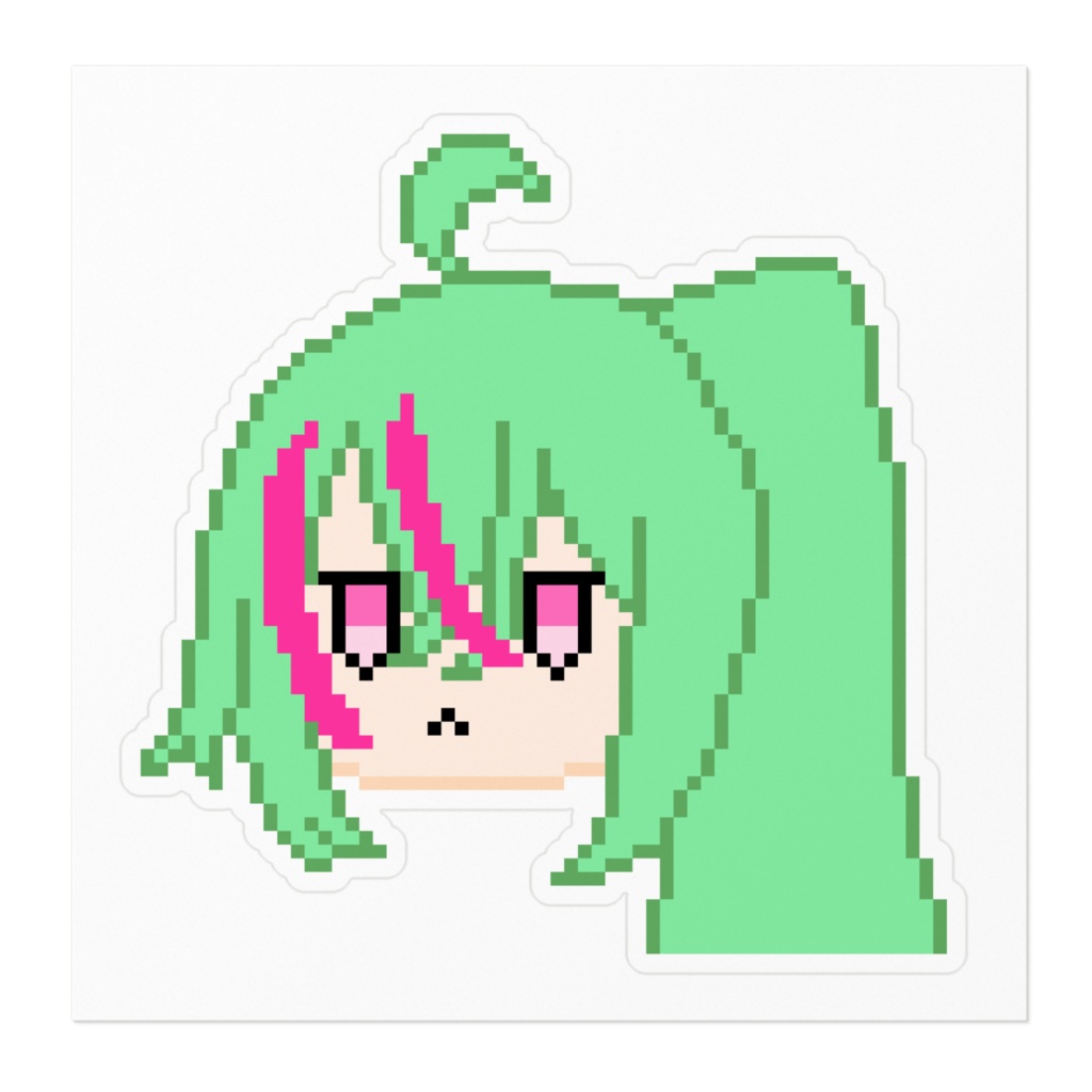 月入よるは ドット絵ステッカー