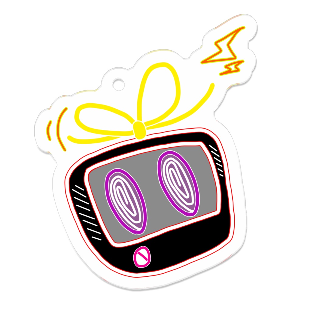 クラッシュテレビくん アクリルキーホルダー