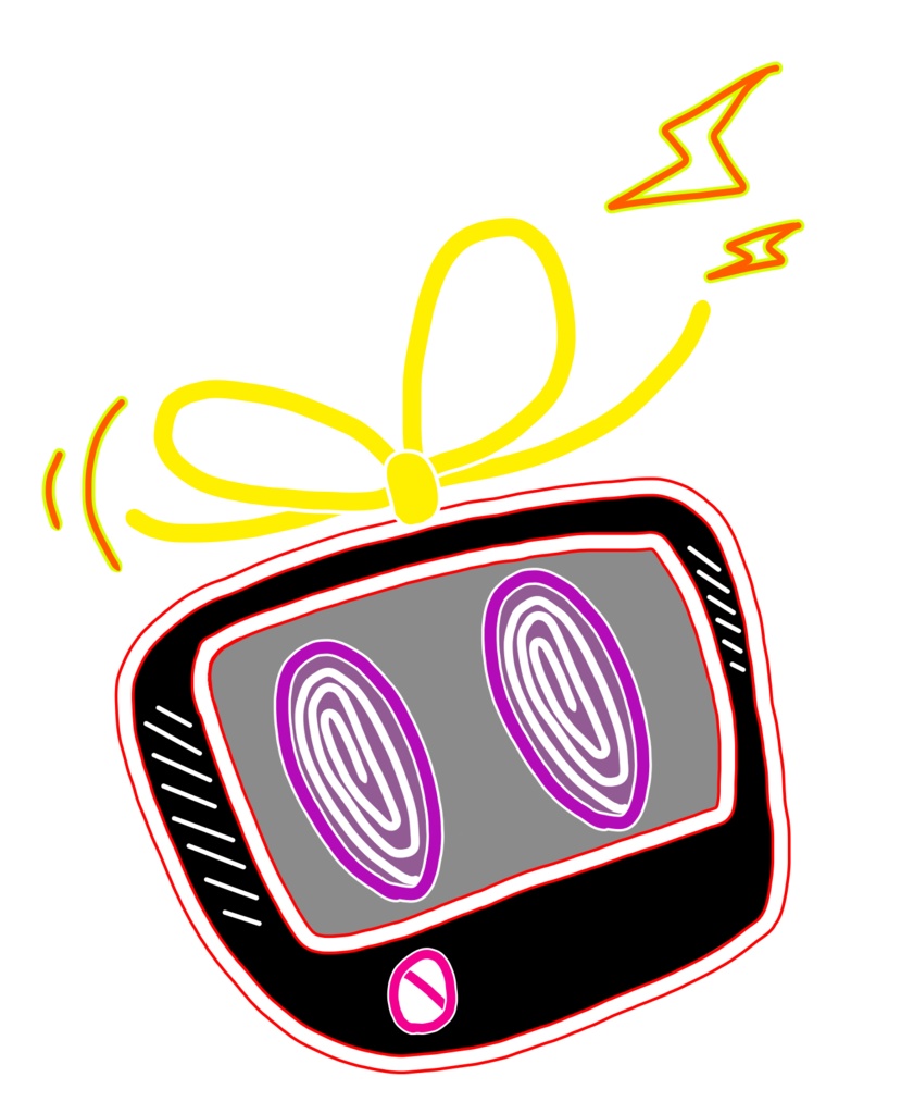 クラッシュテレビくん トートバッグ(L)