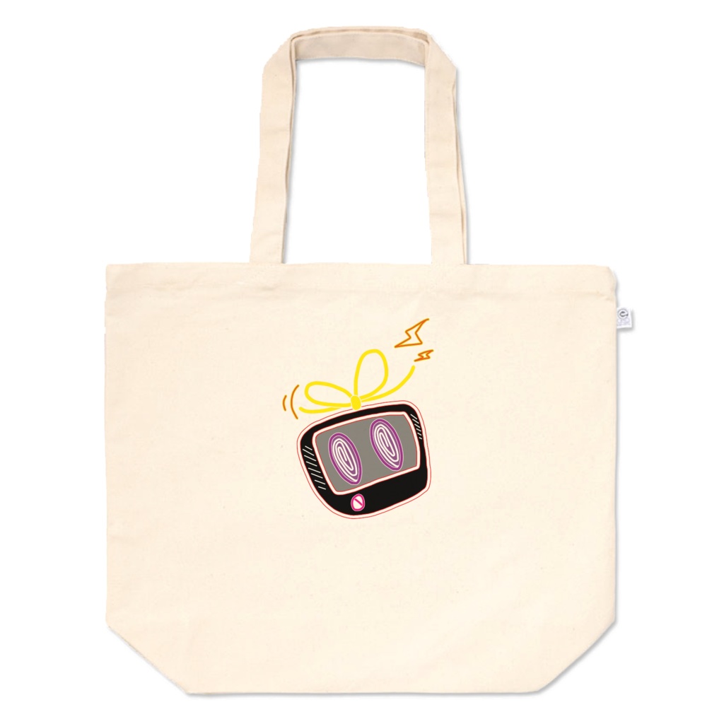 クラッシュテレビくん トートバッグ(L)