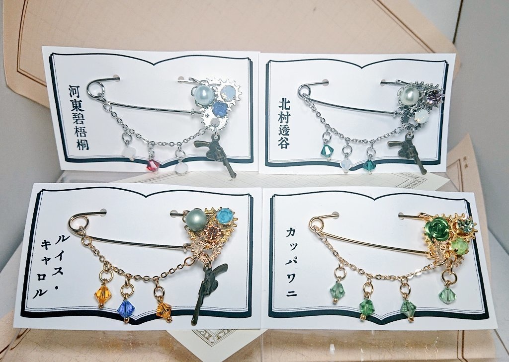 文豪とアルケミスト 銃歯車文士カブトピン③