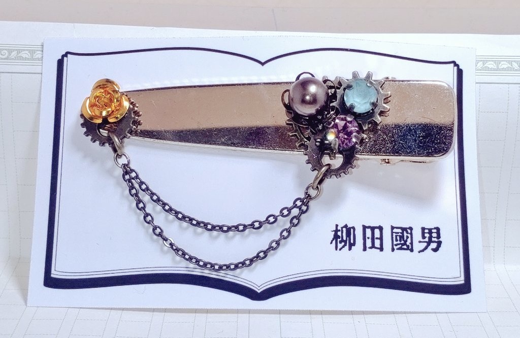文豪とアルケミスト 刃(指輪)歯車文士ヘアクリップ②