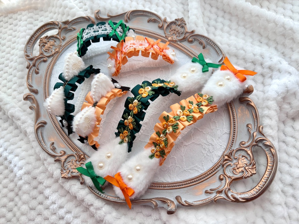 ぬい用ヘアリボンゴム