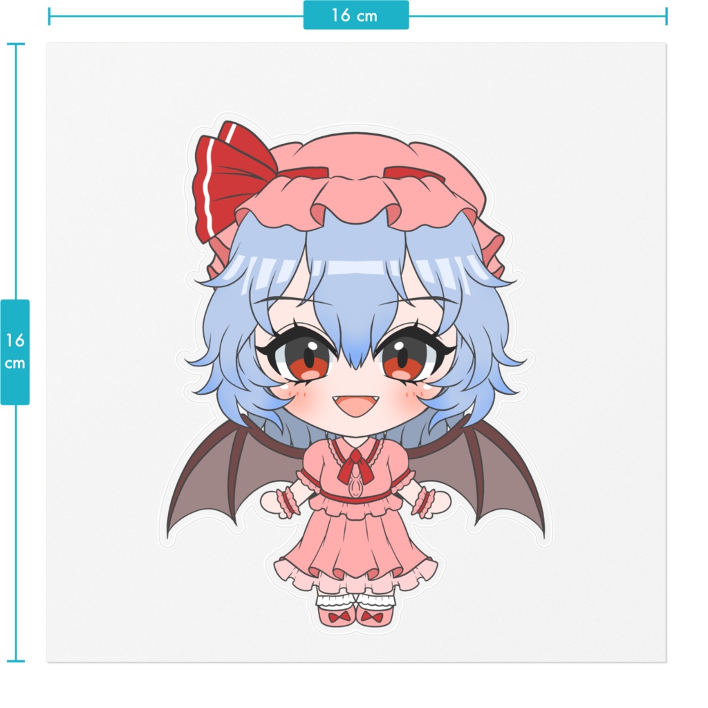 【東方同人】レミリア・スカーレット ステッカー