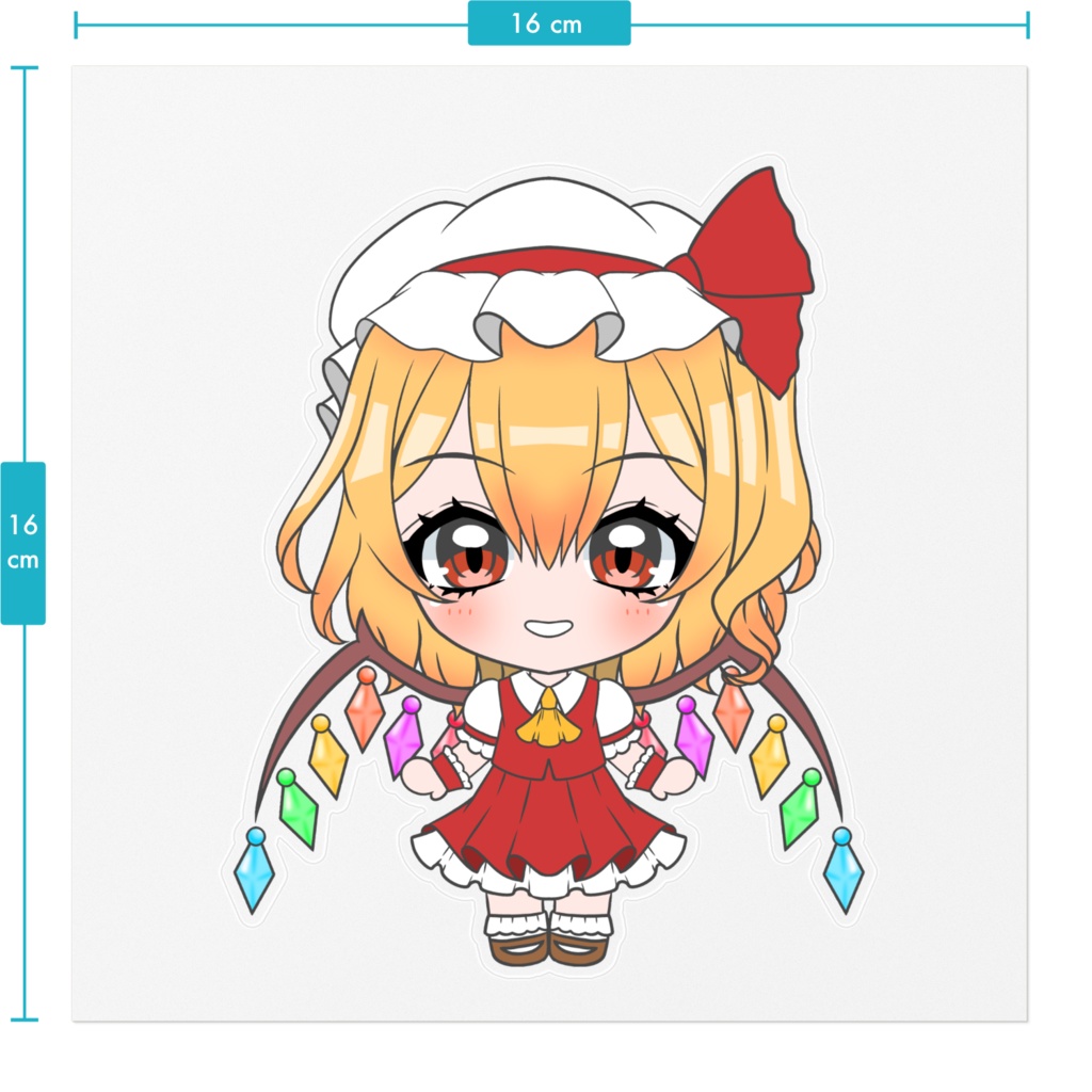 【東方同人】フランドール・スカーレット ステッカー