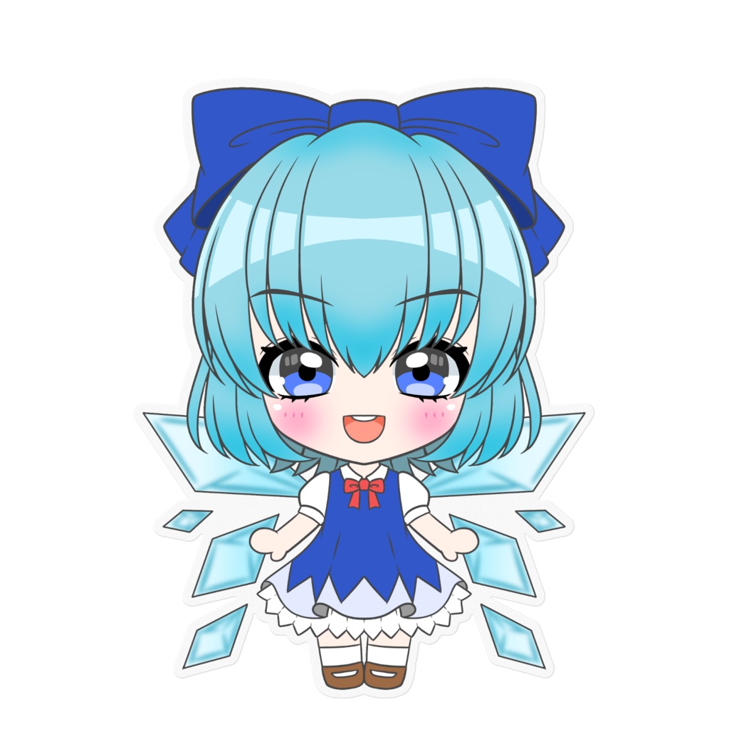 【東方同人】チルノ ステッカー