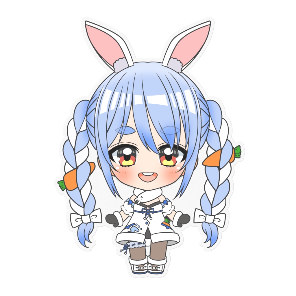 【ホロライブ同人】兎田ぺこら ステッカー
