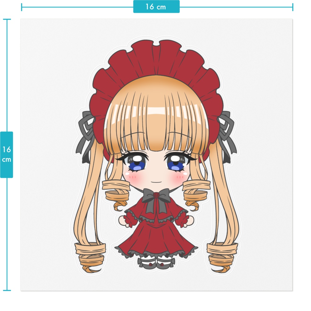【ローゼンメイデン同人】真紅 ステッカー