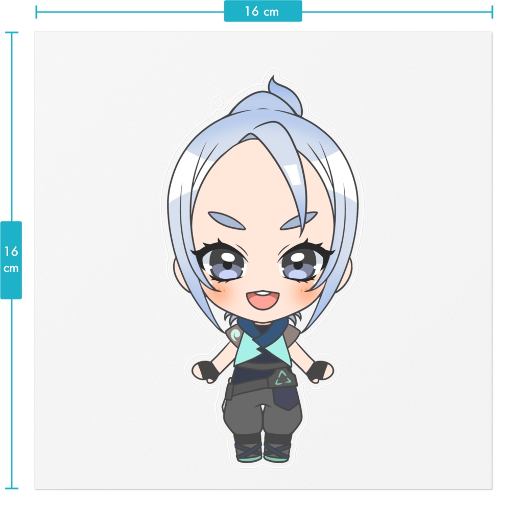 【VALORANT同人】ジェット ステッカー