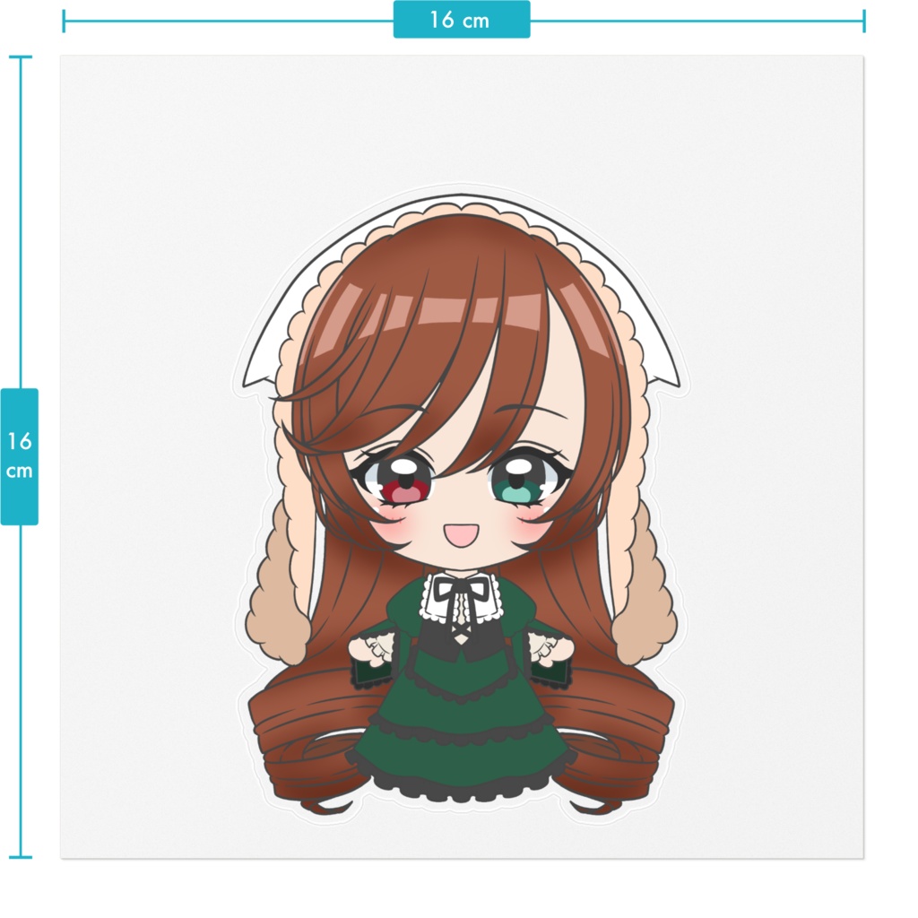 【ローゼンメイデン同人】翠星石 ステッカー