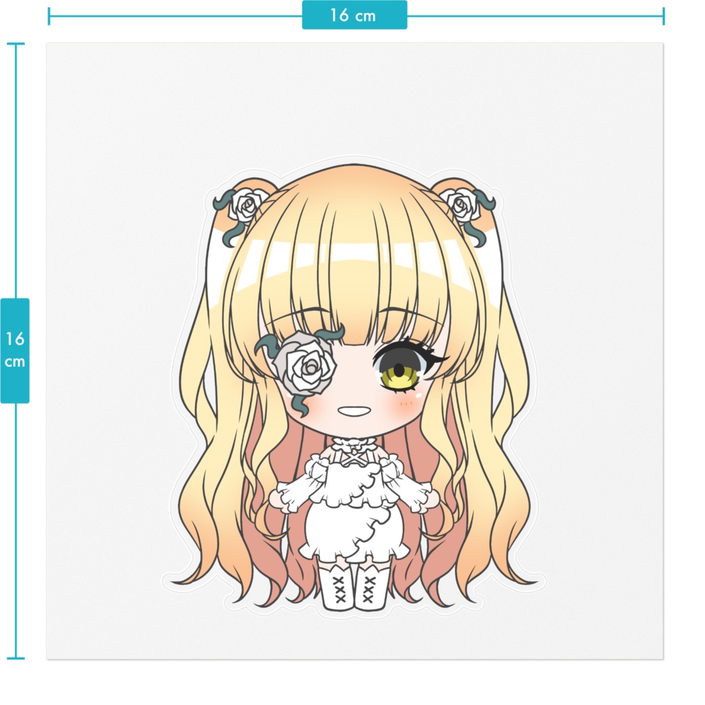 【ローゼンメイデン同人】雪華綺晶 ステッカー