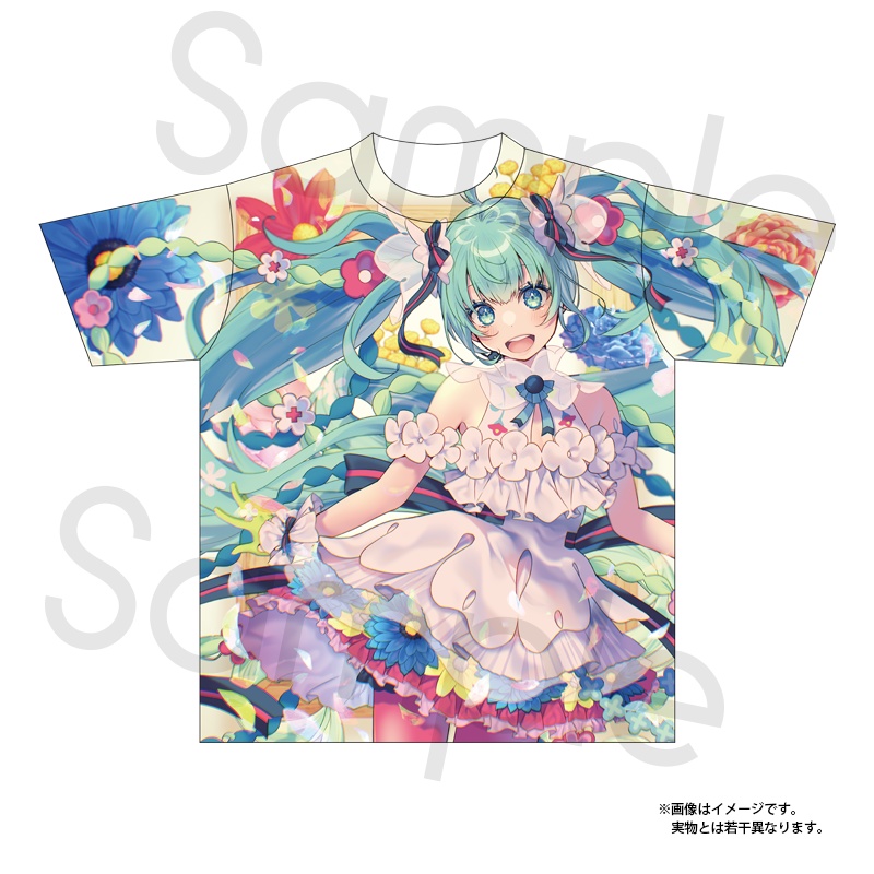 【完売】ブルーミングフルグラフィックTシャツ