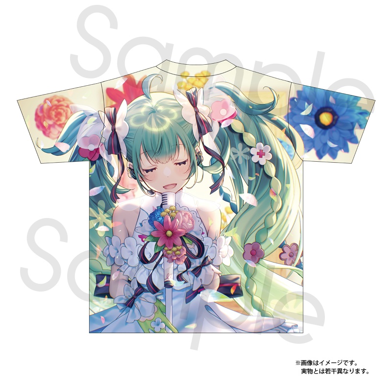 【完売】ブルーミングフルグラフィックTシャツ