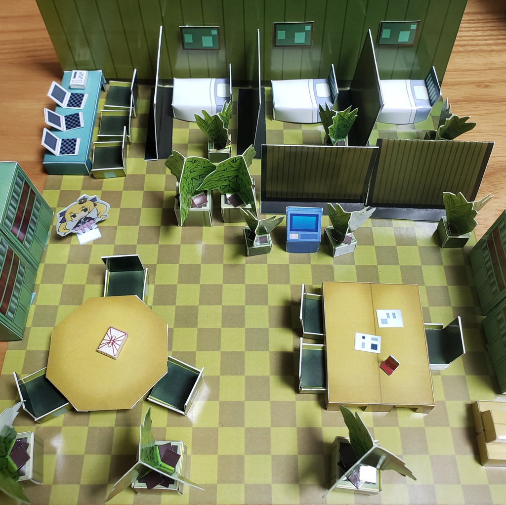 セブンスドラゴン2020ムラクモ13班マイルームペーパークラフト