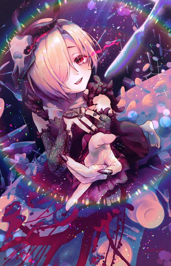 小梅 タペストリー Jellypom ゆらぎまど Booth