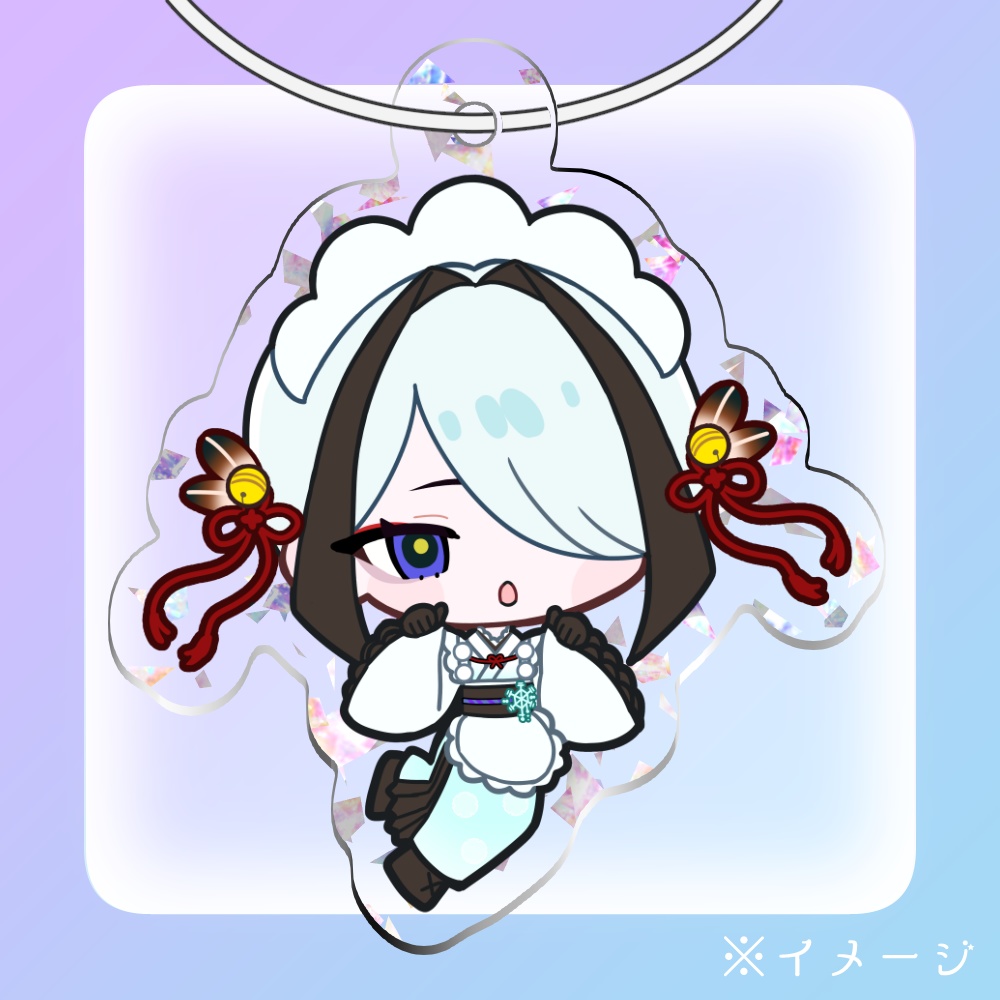 白樹メイ爆誕ラメアクキー＆シールセット