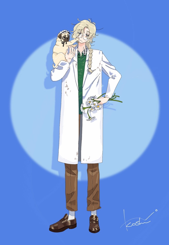 いぬポストカード『岳先生』