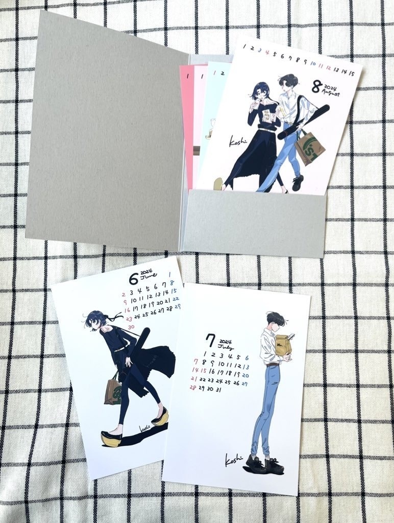 2024カレンダー「パン屋でパンを買ったひとたち」〈前編〉