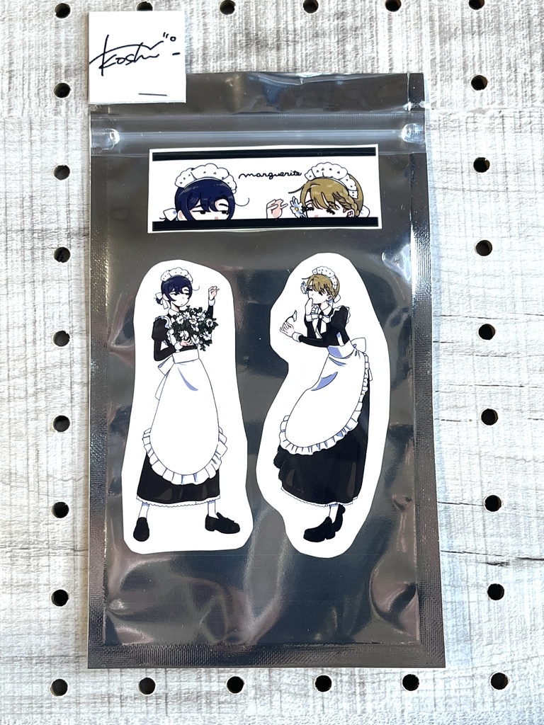 🆕blanqデザイン🕊ステッカー3Pセット