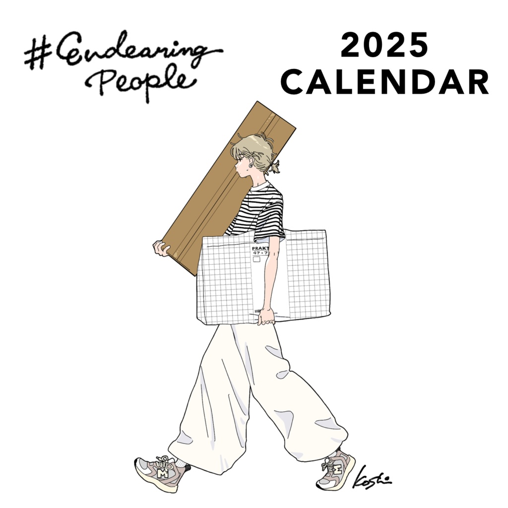 🆕『でっかいものを運ぶひとたち』カレンダー📦