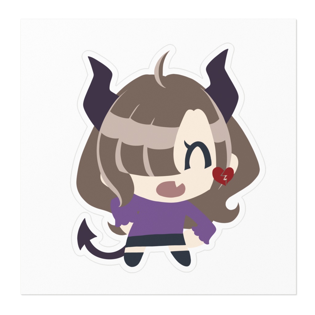 コシフリだみあ ステッカー