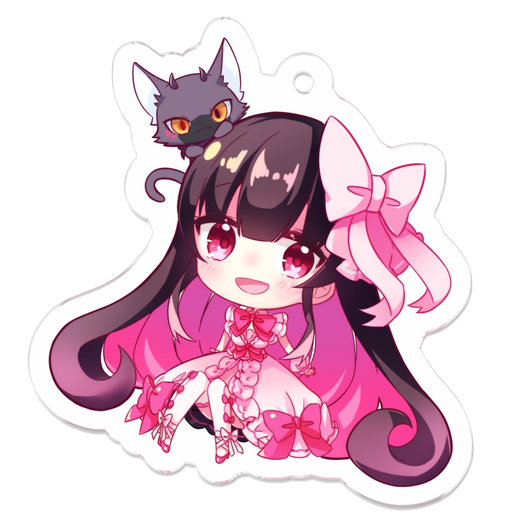 羽苺丸ひめかのSDアクリルキーホルダーwithいずまる