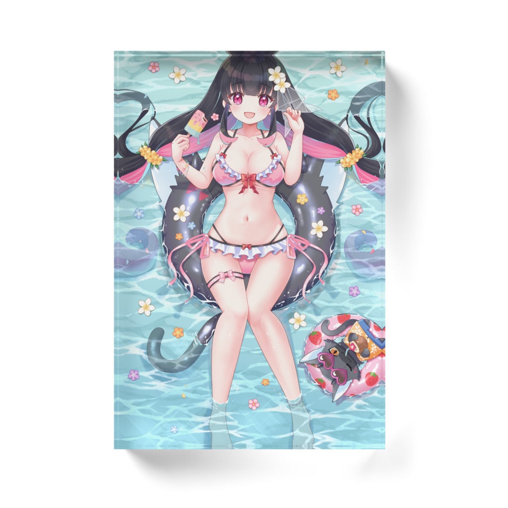 羽苺丸ひめか水着アクリルブロック2020