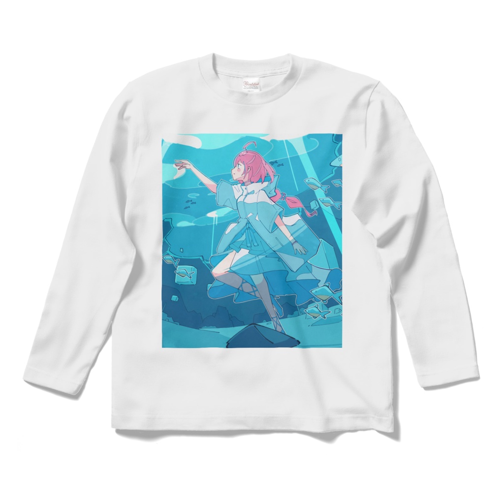 loveちゃん(lovechan)「海中電灯」リリース記念ロングスリーブTシャツ(ver B)