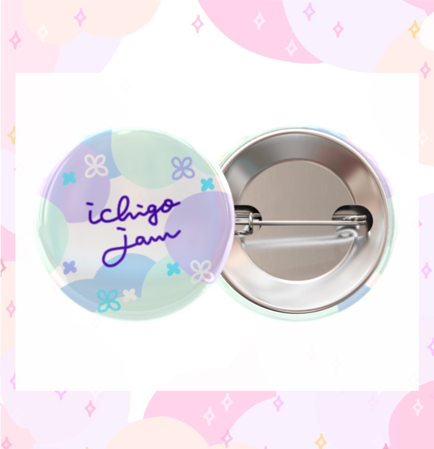 苺ジャム 32mm●ミニ●缶バッジ(ランダム)
