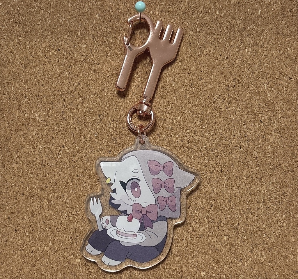 猫耳シオミアクリルキーホルダー