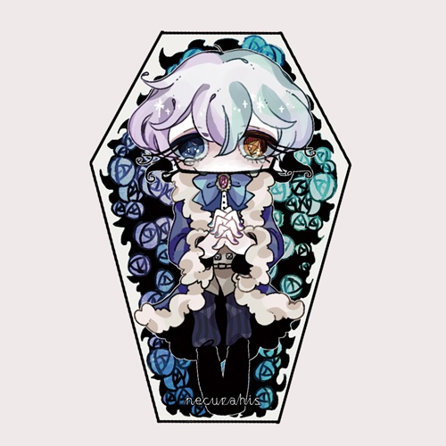 イヴェールの棺アクリルストラップ