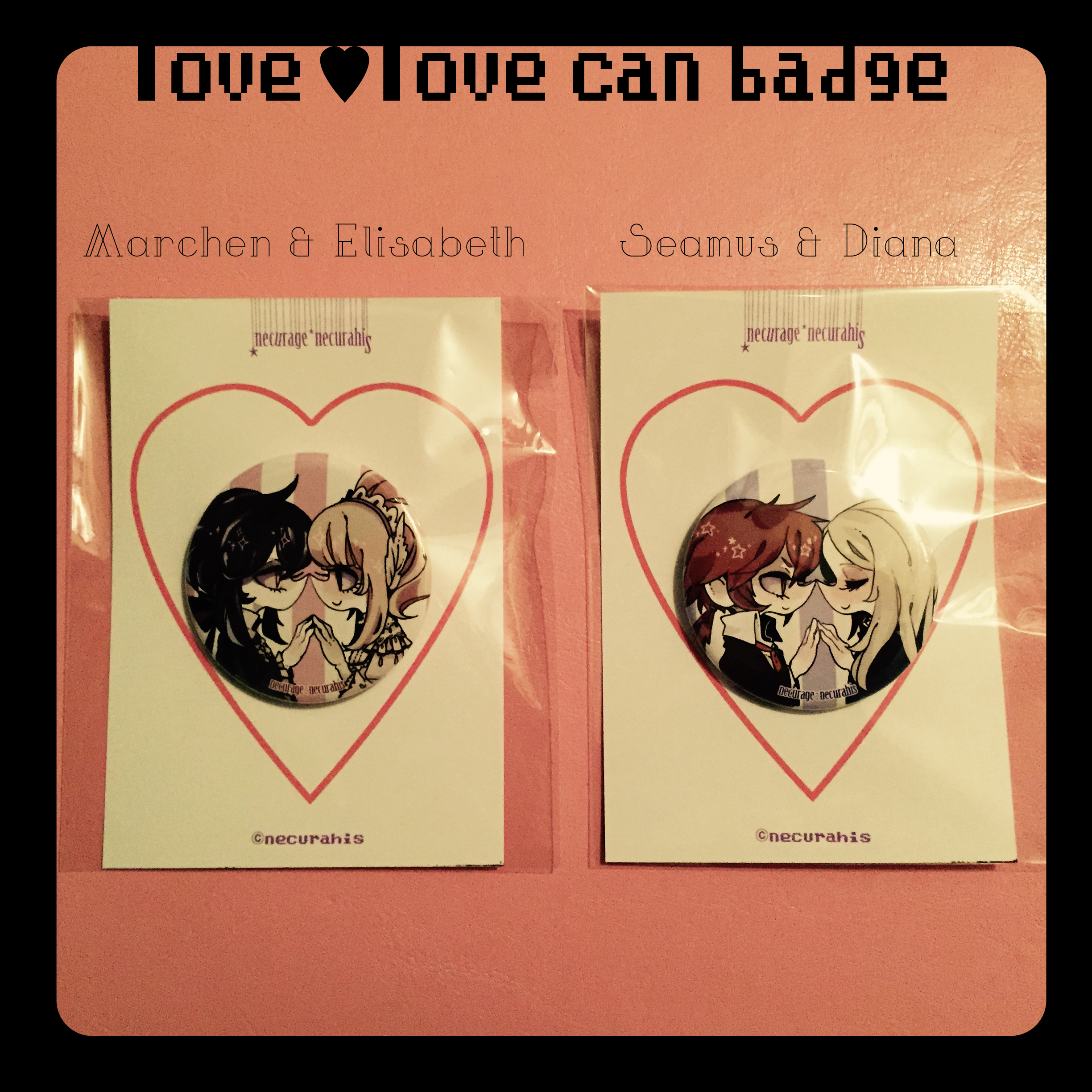 love♡love can badge