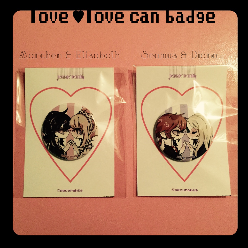 love♡love can badge