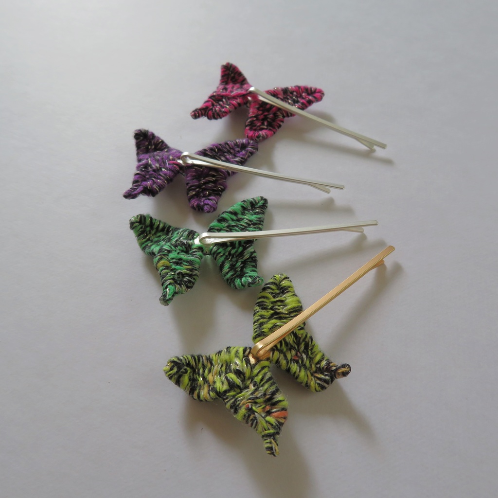 鬼滅の刃をイメージしたヘアピン 推し色アクセサリー 推し活 ヘアピン