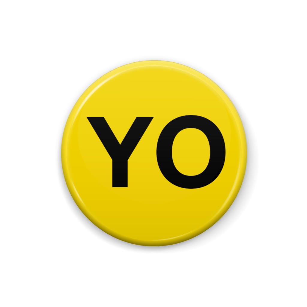 YO Button (25mm)