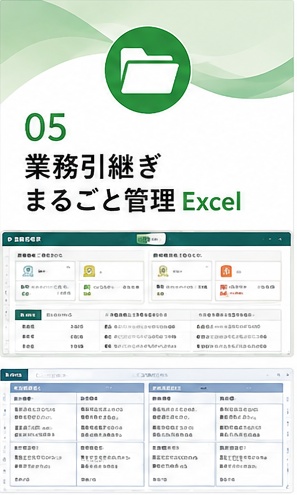 業務引継ぎまるごと管理Excel｜業務・後任・期限・資料を一括整理