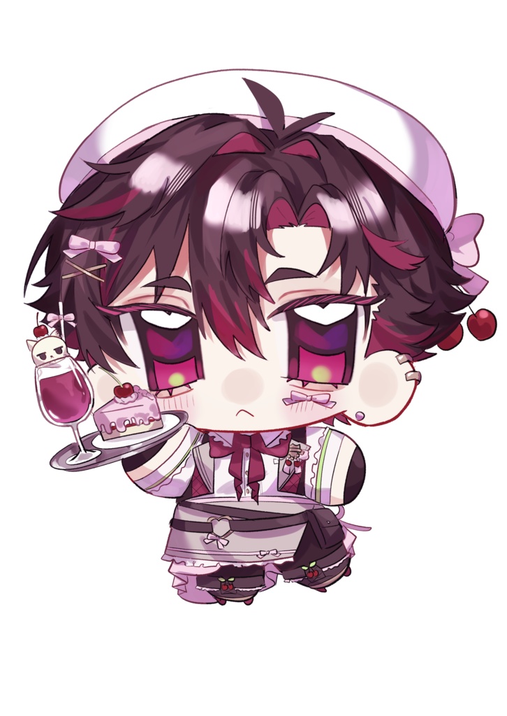 もちもちSDアクリルブロック-🍇