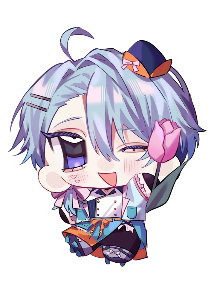 もちもちSDアクリルブロック-🐟🍴