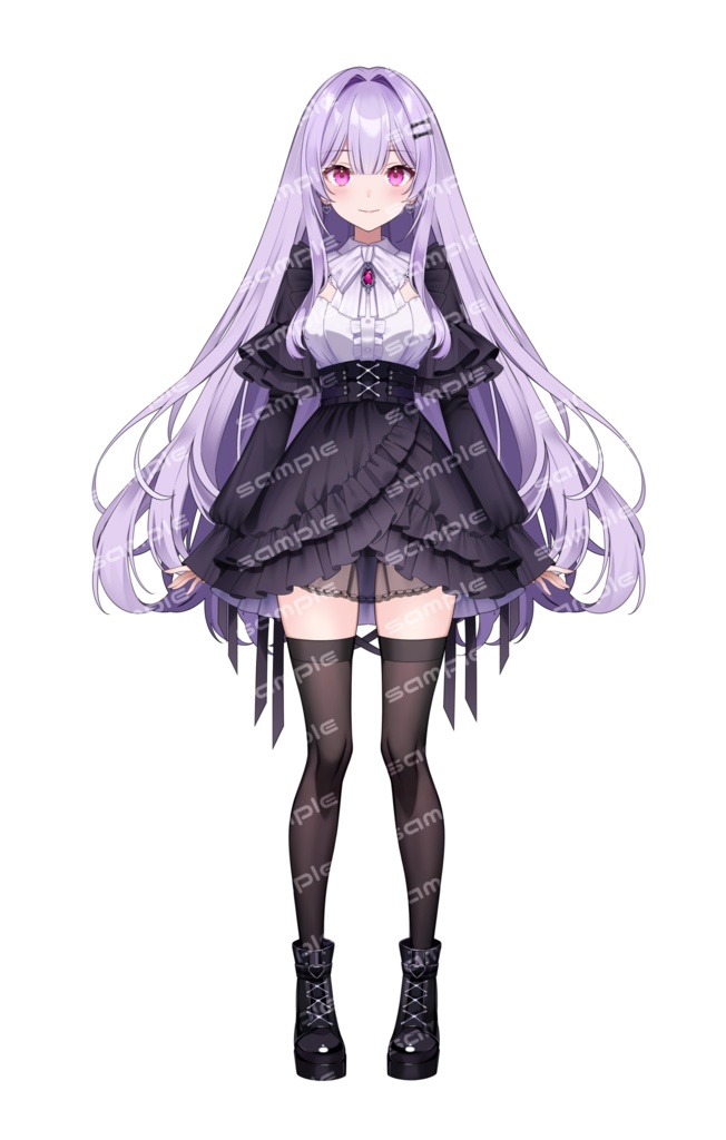【汎用モデル】ゴシック少女【VTS対応】