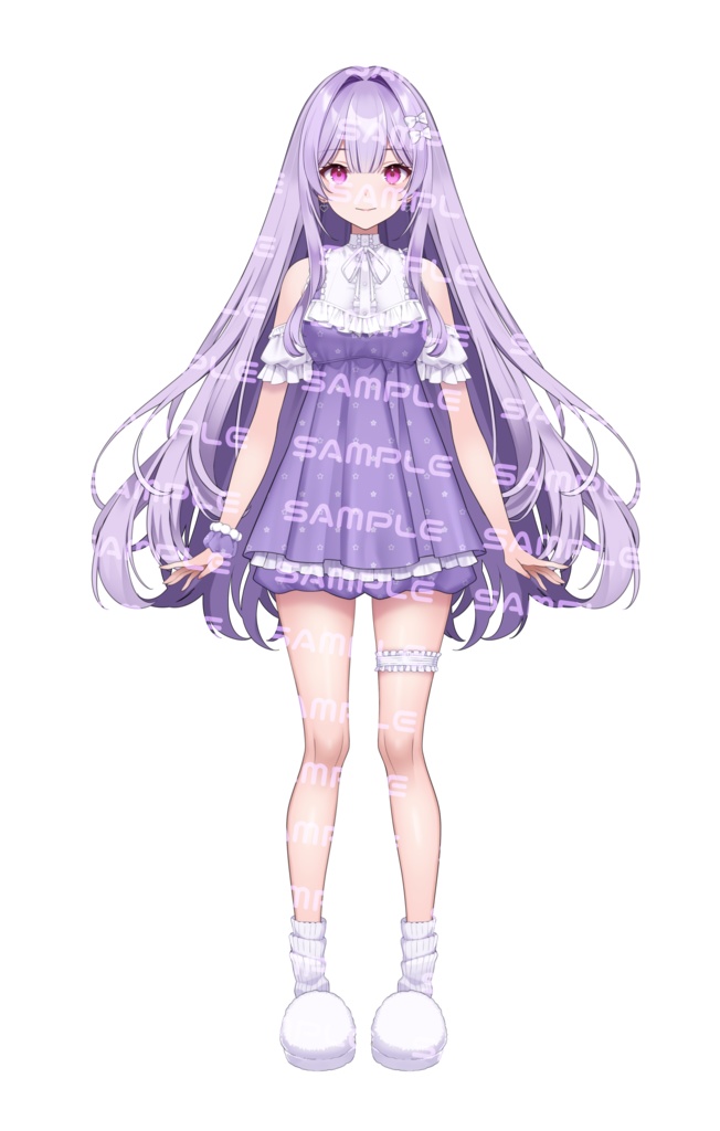 【汎用モデル】部屋着の少女【VTS対応】