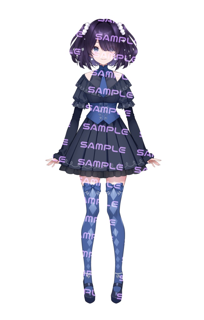 【汎用モデル】冬服の少女【VTS対応】