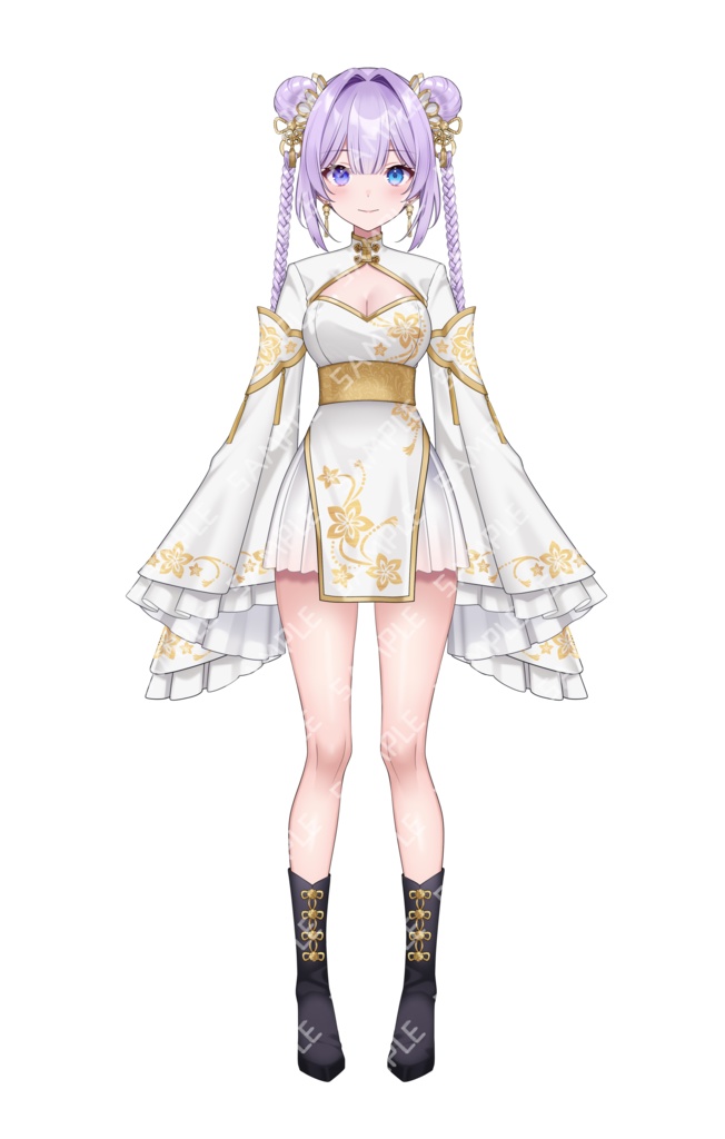 【汎用モデル】チャイナ服の少女【VTS対応】