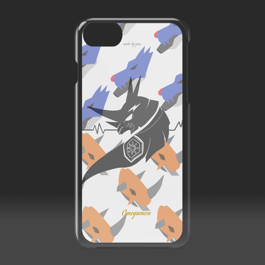 オメガモチーフ iPhone クリアケース