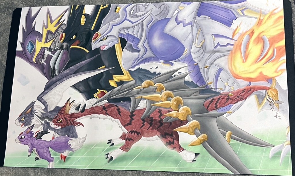 【プレイマット】①オメガ&インペPM②XーEvolution(ドルシリーズ)